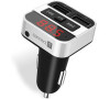 CONNECT IT InCarz Bluetooth transmitter, 2xUSB+3.5mm AUX, STŘÍBRNÝ (CCC-8800-SL)