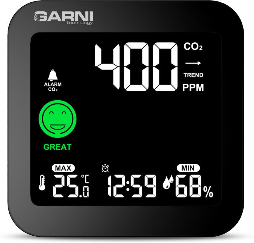 Garni technology Měřič CO2 GARNI 201 OneCare