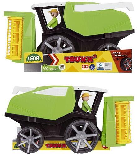 Lena Auto Truxx 2 kombajn plast 35cm s figurkou 24m+