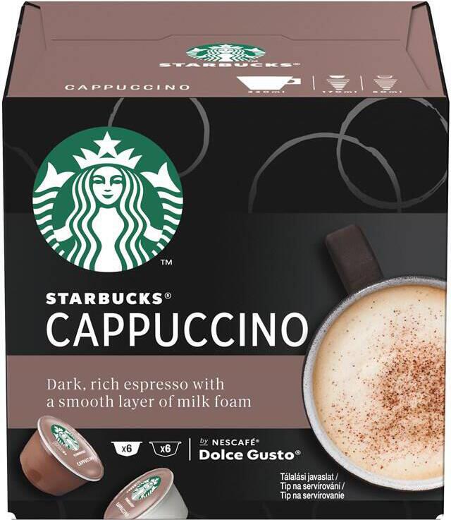 Kávové kapsle STARBUCKS® by Nescafé Dolce Gusto Cappuccino, 12 ks