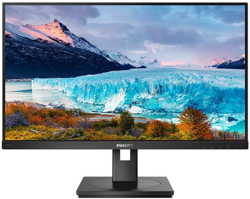 Philips LCD 272S1M 27" IPS / 1920x1080@75Hz / 4ms / 250cd / VGA / DVI / HDMI / DP / 4xUSB / Repro / Pivot / HAS / VESA (272S1M/00)