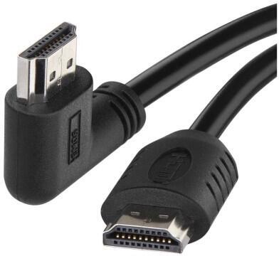 Emos HDMI 2.0 high speed kabel A vidlice - A vidlice 90° 1,5 m (S10110)