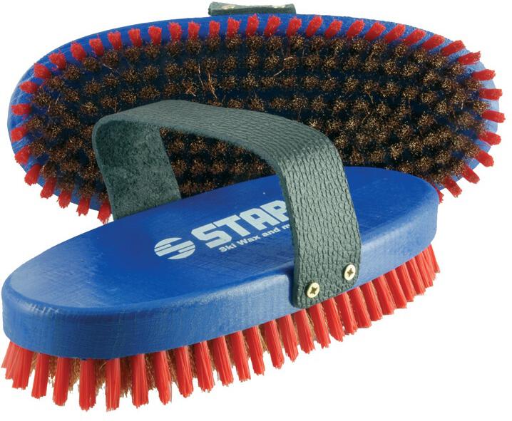 Oválný bronzový kartáč Star Ski Wax