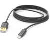 Hama MFi USB kabel pro Apple, USB-A Lightning 3 m, černý