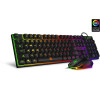 CONNECT IT BATTLE herní combo drátová klávesnice + myš, CZ + SK layout, ČERNÁ (CKM-3200-CS)