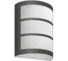 Python venkovní nástěnné LED svítidlo 1x6W 500lm 4000K IP44, antracitové Philips