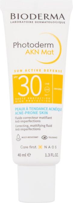 Denní pleťový krém BIODERMA Photoderm AKN Matifying Fluid, 40 ml (SPF30)