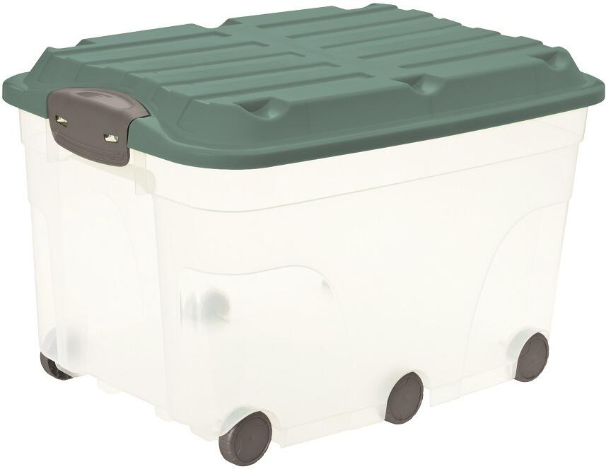 ROTHO úložný box ROLLER 57L - zelená