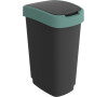 ROTHO TWIST odpadkový koš 50L - krémově zelená