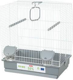 Klec ptáci PRIMO Carla 40cm bílá/šedá Zolux