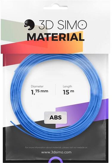 3DSimo Filament-ABS-modrá,zelená,žlutá