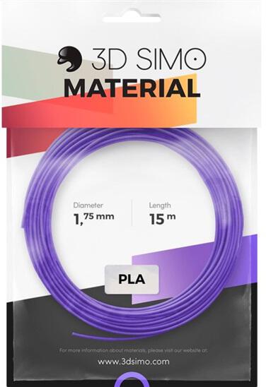 3DSimo Filament PLA II-red,purple,green