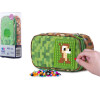 Studentský penál Teddies Pixie Crew Minecraft, oválný