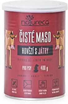 NATURECA konz. hovězí s játry pro psy 400g