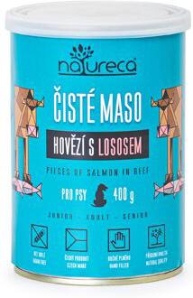 NATURECA konz. hovězí s lososem pro psy 400g