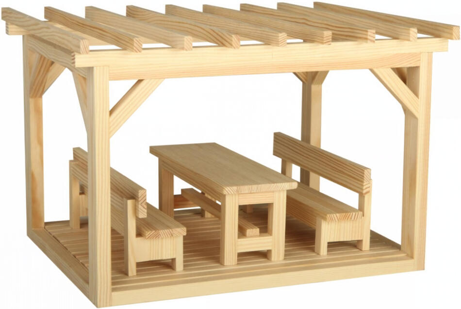 Walachia Dřevěná slepovací stavebnice Pergola