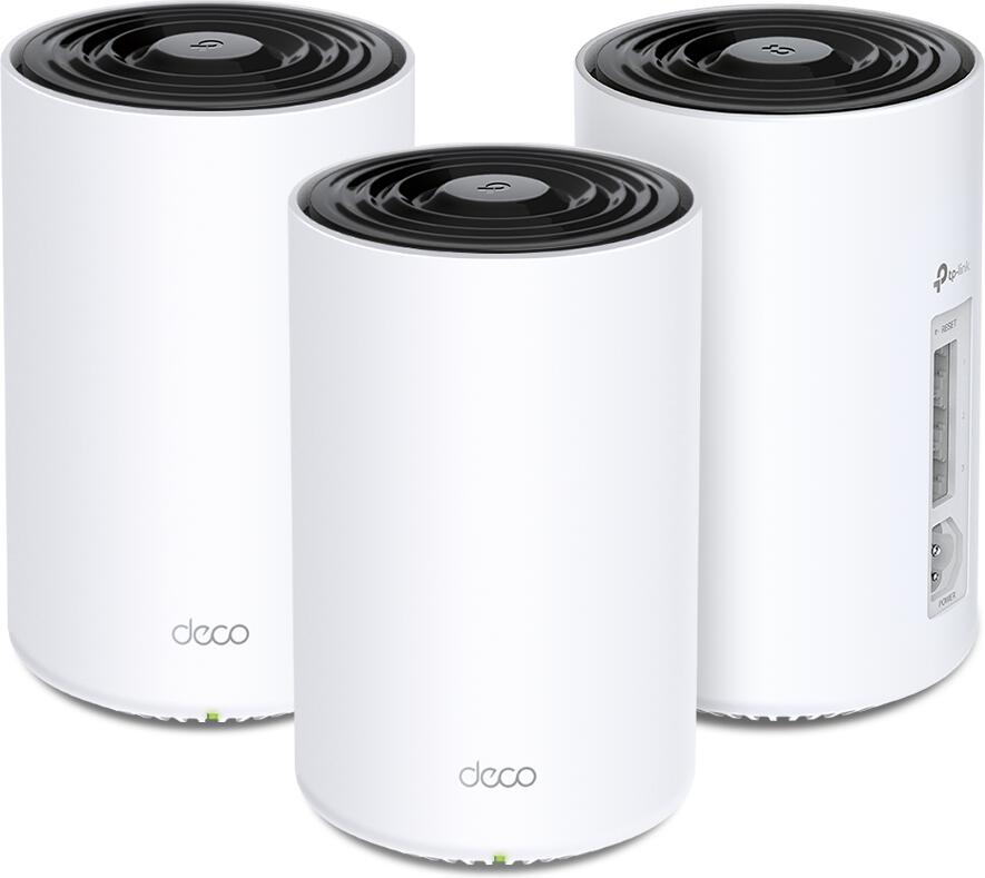 TP-Link Deco PX50(3-pack) - Powerline GHN1500 Meshový AX3000 Wi-Fi 6 systém pro chytré domácnosti , HomeShield (3-pack)
