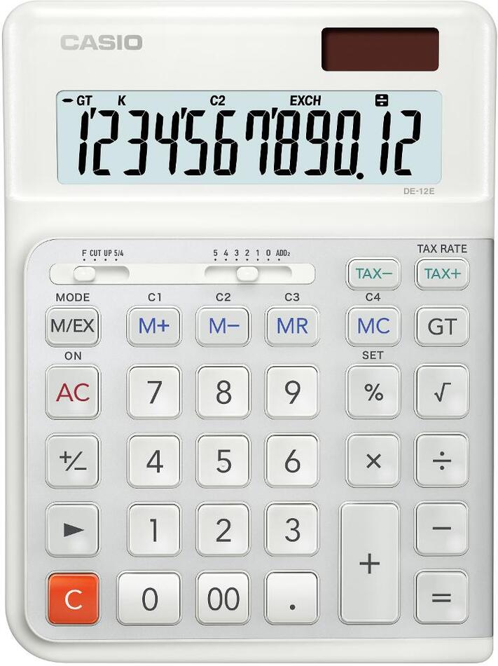 Kalkulačka CASIO DE-12E-WE