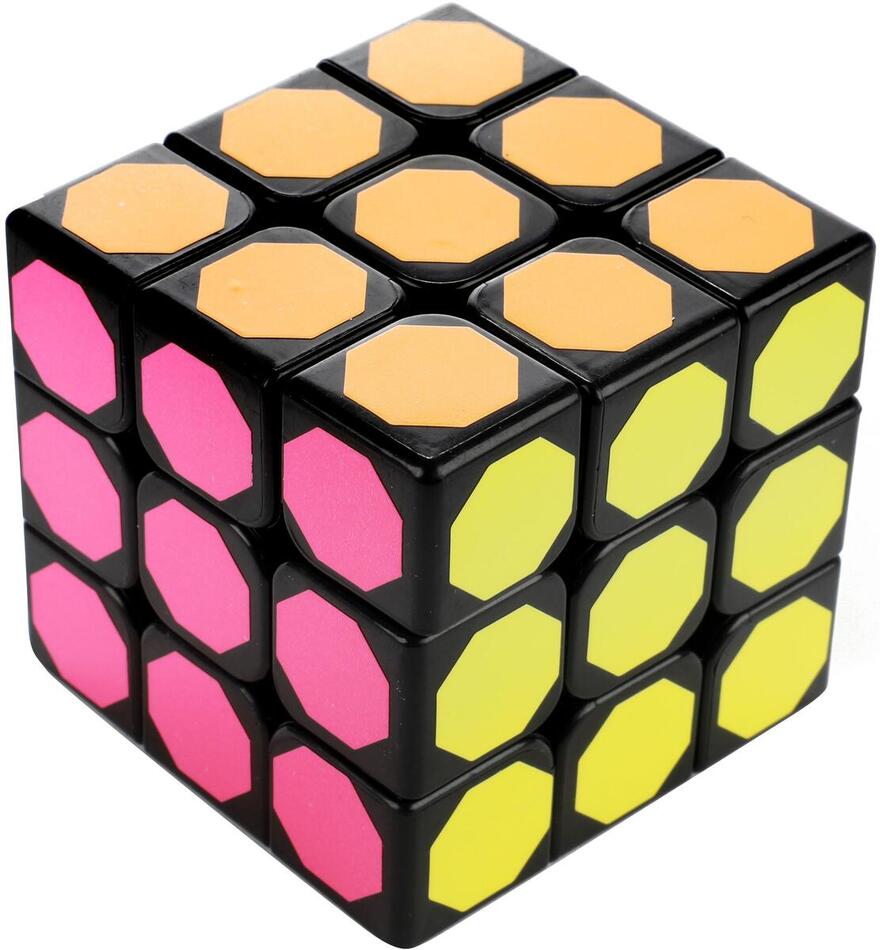 Teddies Hlavolam kostka plast 6x6cm v blistru