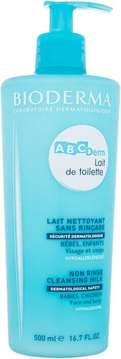 Čisticí mléko BIODERMA ABCDerm Non Rinse Cleansing Milk, 500 ml