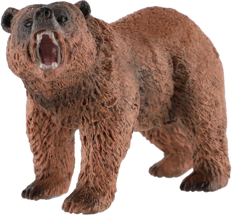 Figurka Zooted Medvěd hnědý, plast, 12 cm