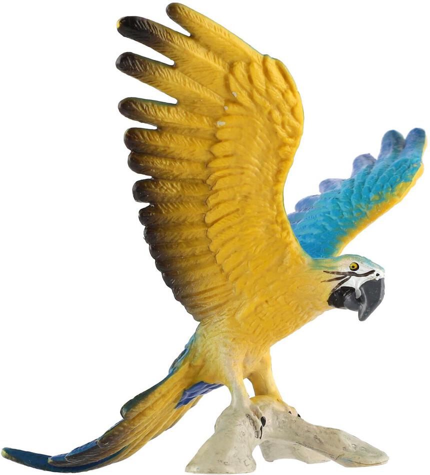 Figurka Zooted Ara ararauna, plast, 9 cm