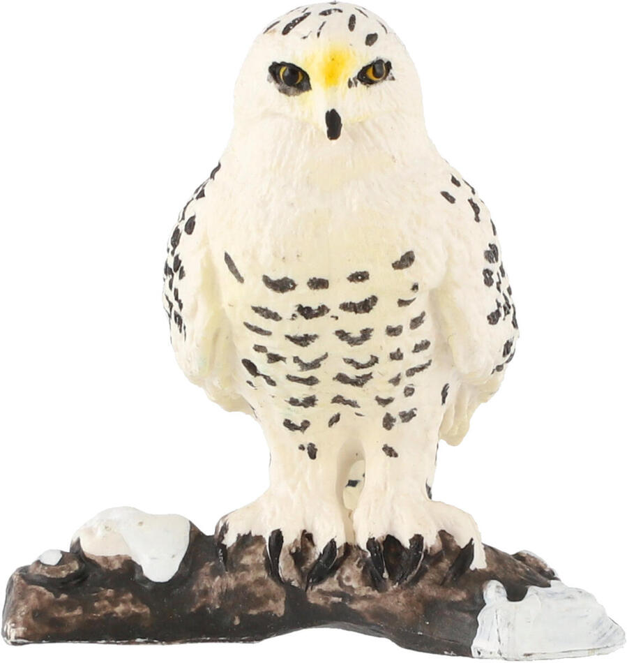 Figurka Zooted Sovice sněžní, plast, 5 cm