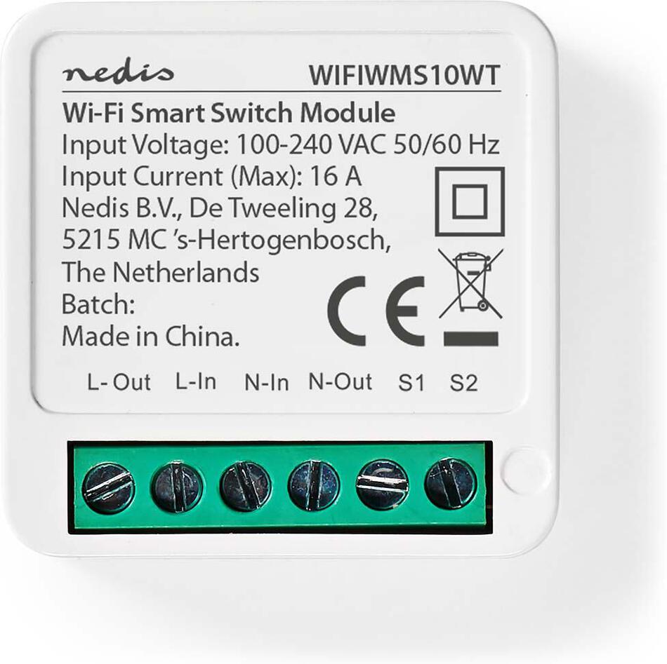 Vestavěný Modul SmartLife NEDIS WIFIWMS10WT