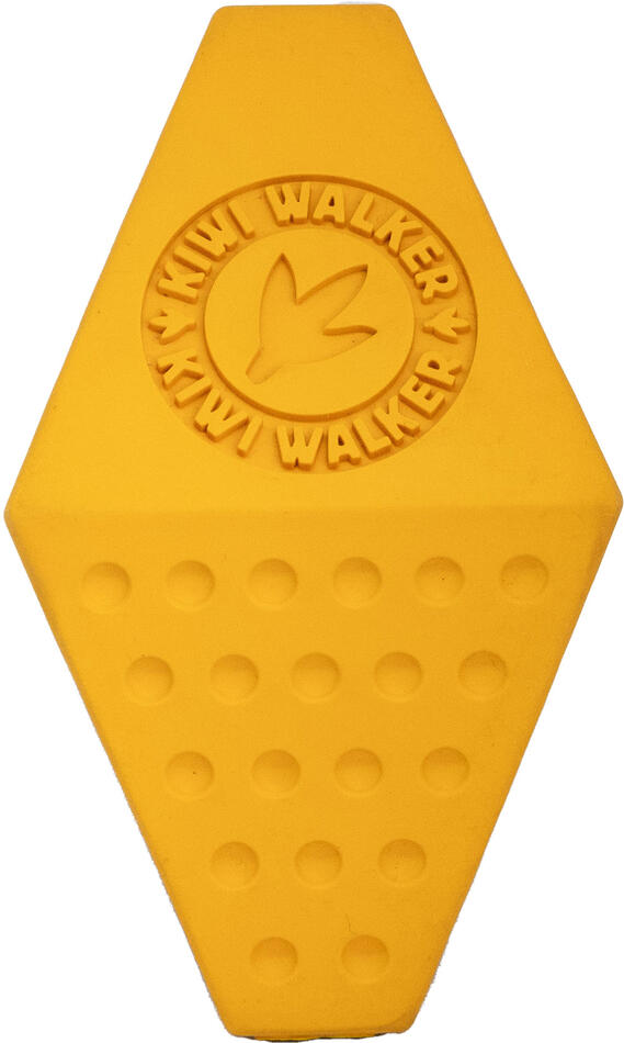 Kiwi Walker Gumová hračka OCTABALL s dírou na pamlsky, Maxi 14,5 cm, Oranžová