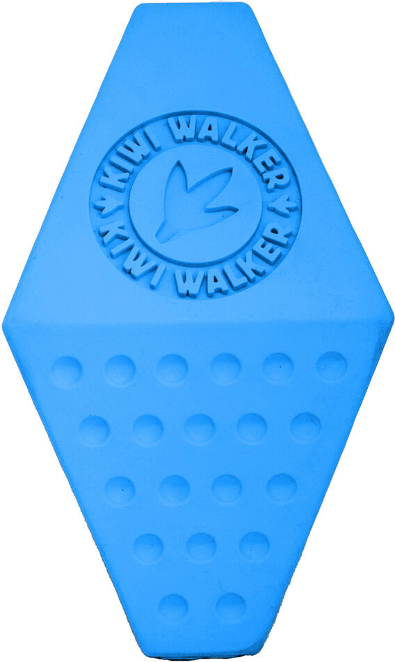 Kiwi Walker Gumová hračka OCTABALL s dírou na pamlsky, Maxi 14,5 cm, Modrá