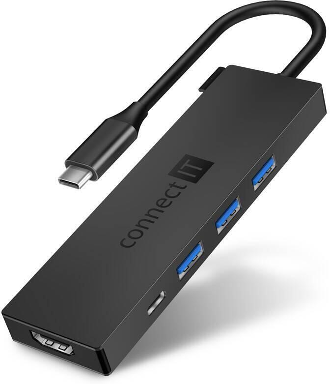 Connect IT CHU-8010 USB-C hub, 5v1, AN