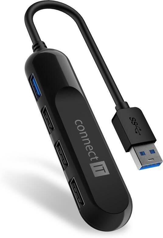 Connect IT CHU-4000-BK USB-A hub USB 3.0