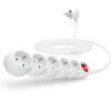 Prodlužovací kabel Connect IT s vypínačem 5 m, bílý