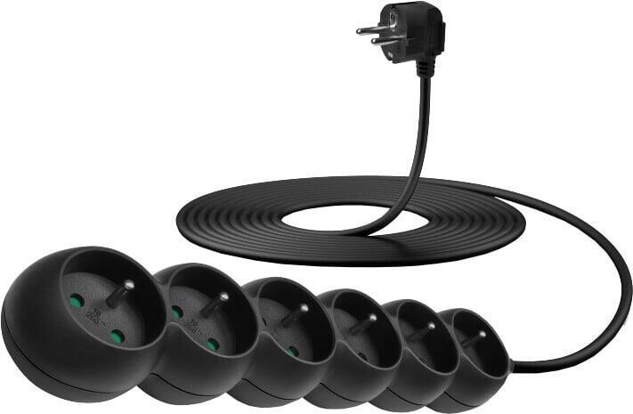 Connect IT 6z, 5m, bezvyp,černý