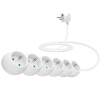 Connect IT 6z, 3m, bezvyp, bílý