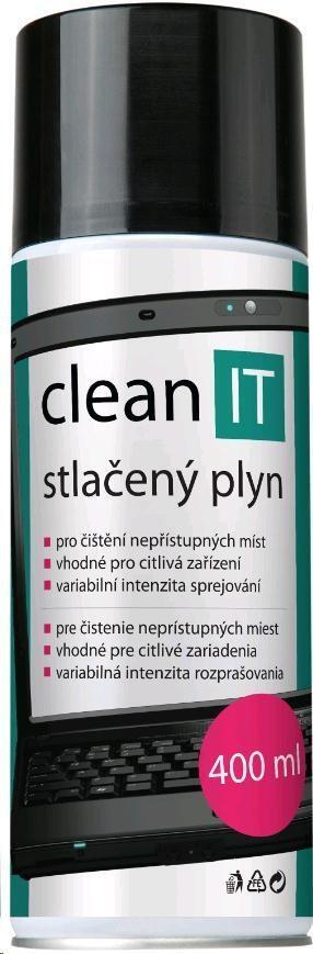 Clean IT CL-102 stlačený plyn 400ml