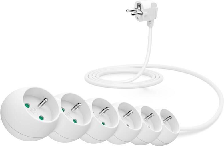Connect IT 6z, 2m, bezvyp, bílý