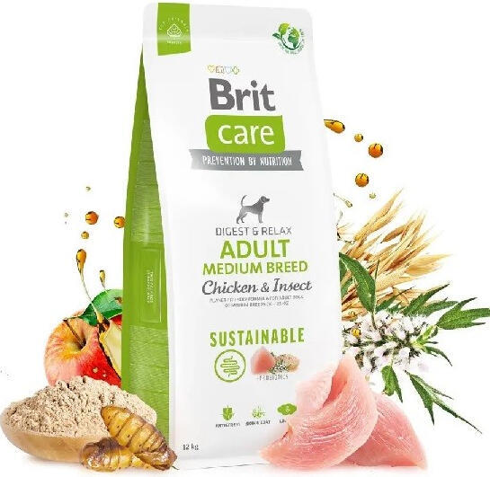 Brit Care Dog Sustainable Adult Medium Breed 12kg