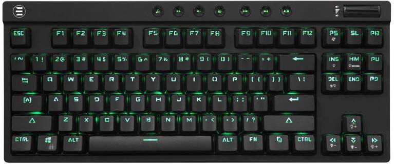 White Shark herní mechanická klávesnice KODACHI, US layout, červený SW, černá (ESL-K1) (KODACHI-US)