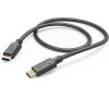 Hama kabel USB-C 2.0 typ C-C 1 m, černá