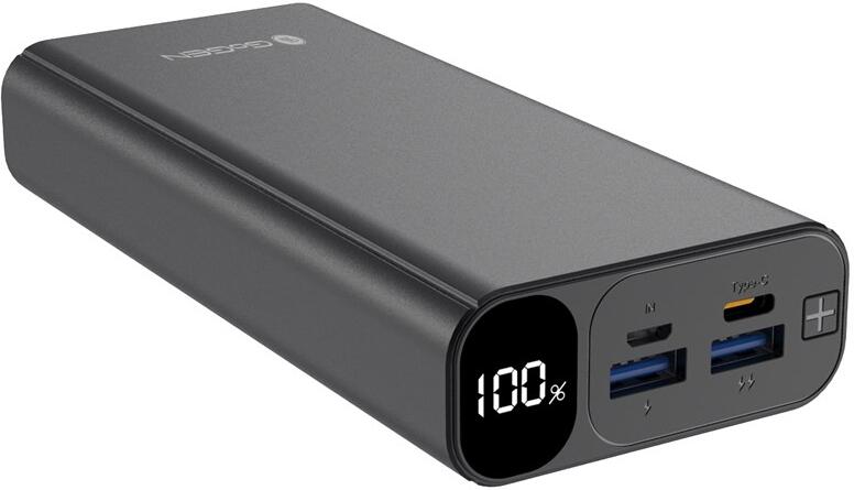Powerbanka GoGEN PB200007 20000 mAh, USB-C PD 20W, černá