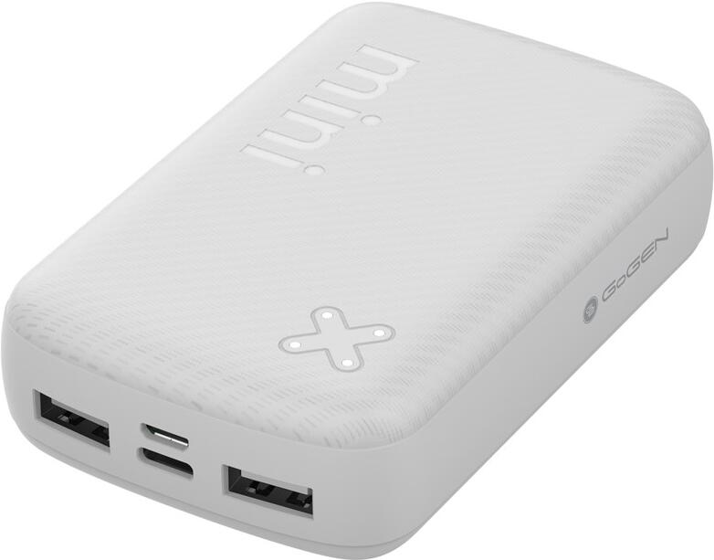 Powerbanka GoGEN PB100009 10000 mAh, bílá