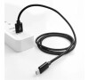CRONO crono kabel USB 2.0 - USB-C 1m, černý, premium (F85cBL)