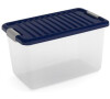 Box KIS W Box M transparentní, indigo modrá