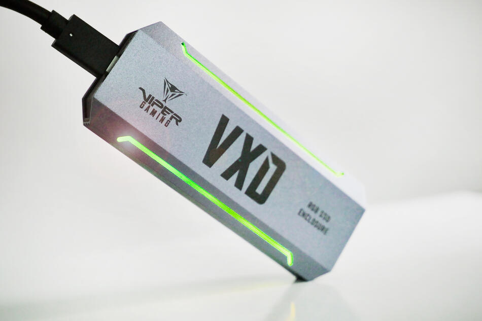 PATRIOT VXD externí box USB 3.2 M.2 NVMe SSD RGB (PV860UPRGM)