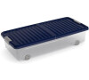 Box KIS W Box Underbed L transparentní, indigo modrá