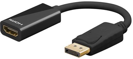 Goobay Plus Câble DisplayPort/HDMI 4K (2 M) - HDMI - | Muséericorde