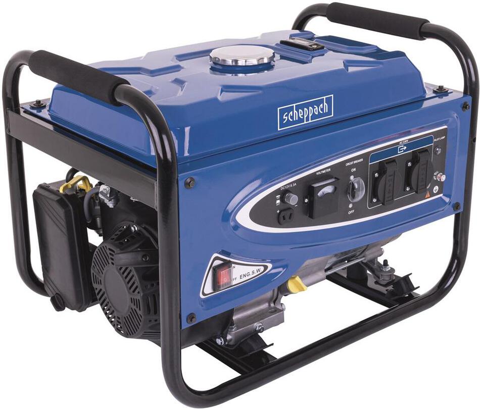 Scheppach SG 2700, rámová elektrocentrála 2200W s AVR regulací