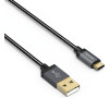 Hama USB-C kabel Elite, typ A - typ C vidlice, kovový, 0,75 m