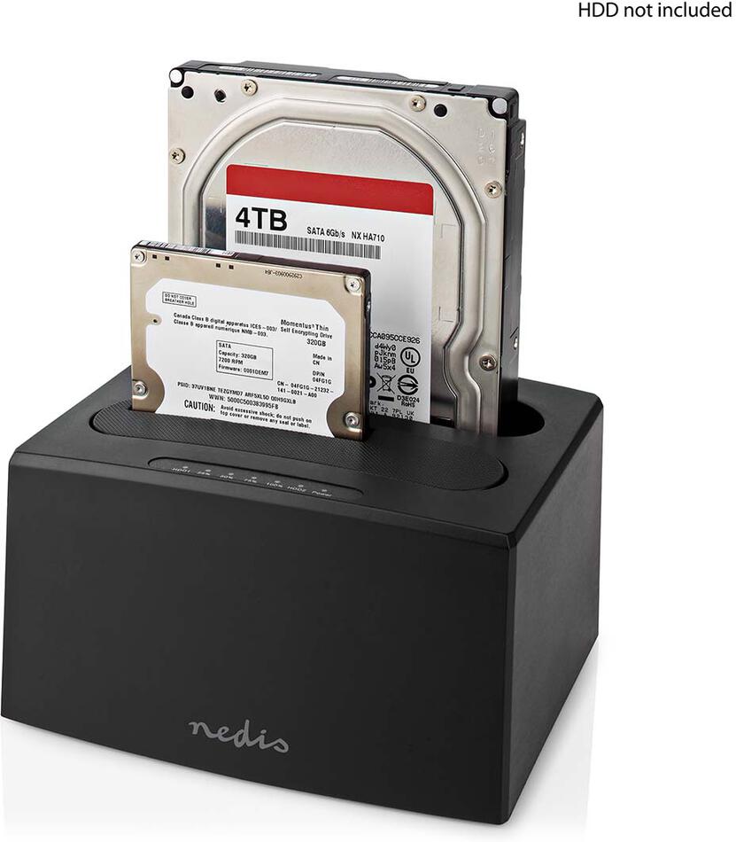 Dokovací stanice pro HDD NEDIS HDDUDB3210BK